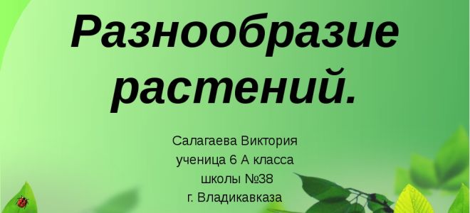 Мир растений – биология